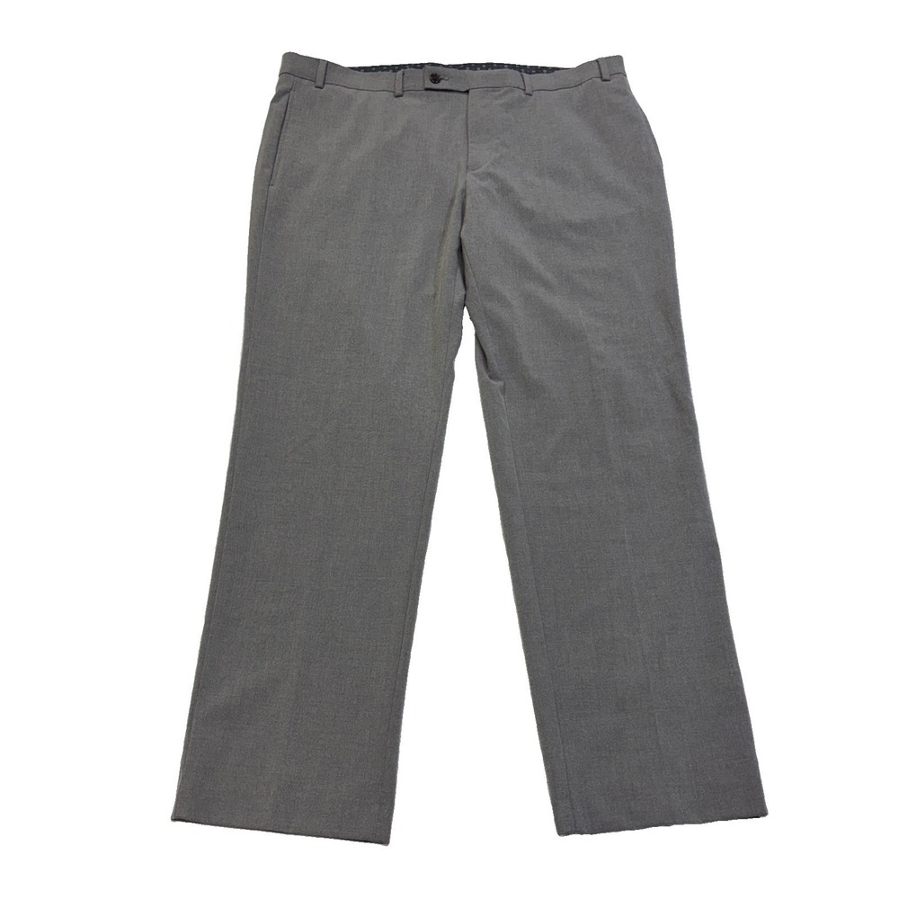 Lauren Ralph Lauren Pants Mens 38x30 Gray Black Label Straight Leg Dress Pants